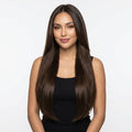 Havana Invisible Clip-In Hair Extensions Dark Brown